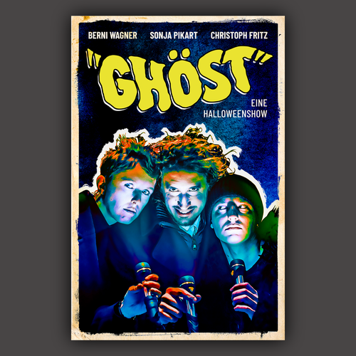 Poster for a Horror-Comedy Show Diseño de Alain Dourron