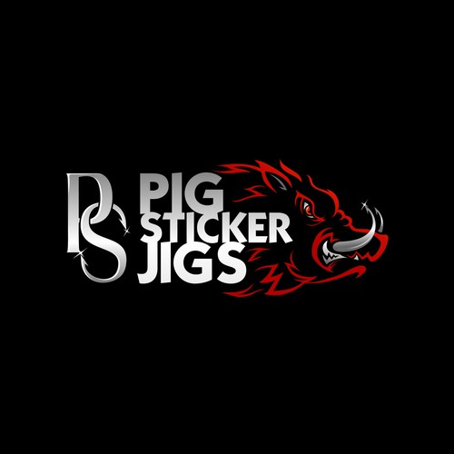 Pig Sticker Jigs/ Fishing Hooks for the Serious Angler. Design by brint'X