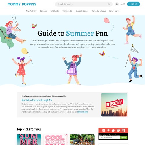 Guide Page for Leading Travel and Culture Website Design by ⚡️unbox.style⚡️