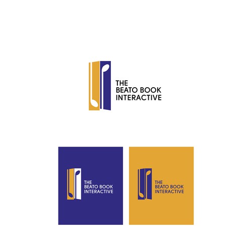 Logo for a music theory online book. Design by Voogue