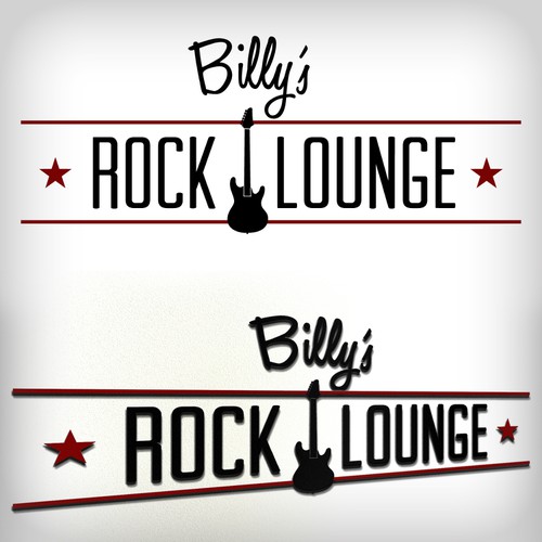 Create the next logo for Billy's Rock Lounge Design by LD Design