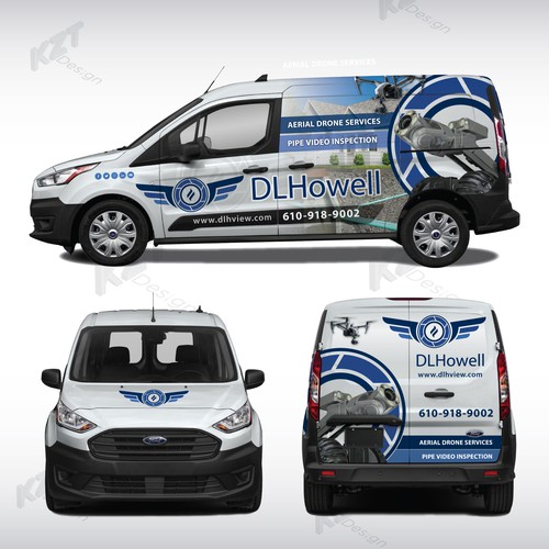 We are an engineering firm in need of a sharp design for a van wrap Design by KZT design