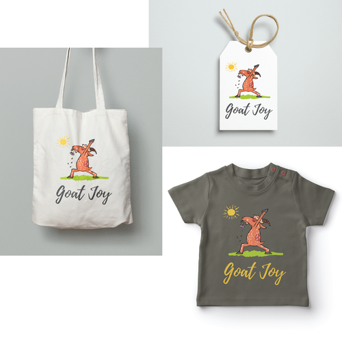 Create a delightful organic logo for yoga joy, Logo design contest