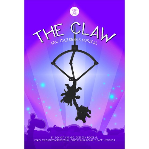 Design eye-catching poster for new musical “The Claw” Design by Iamharen