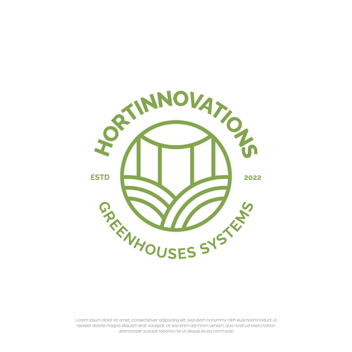 Logo for a Horticulture company Design by Moundir Mbarek