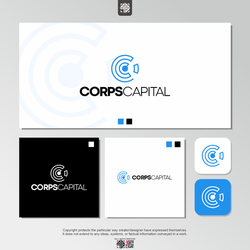 Logo for investment capital firm specializing in infrastructure and energy Design by fortyeight.studio™