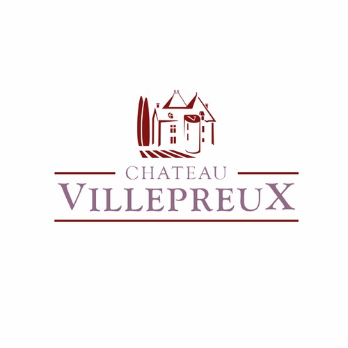 Modern new logo for French chateau and vineyard Design réalisé par Karen Faria