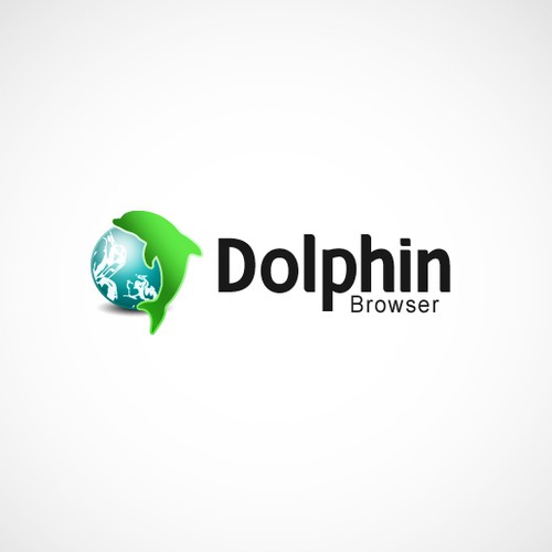 New logo for Dolphin Browser Design by Kobi091