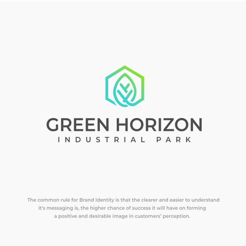 Green Horizon Industrial park Logo Design by by Laura
