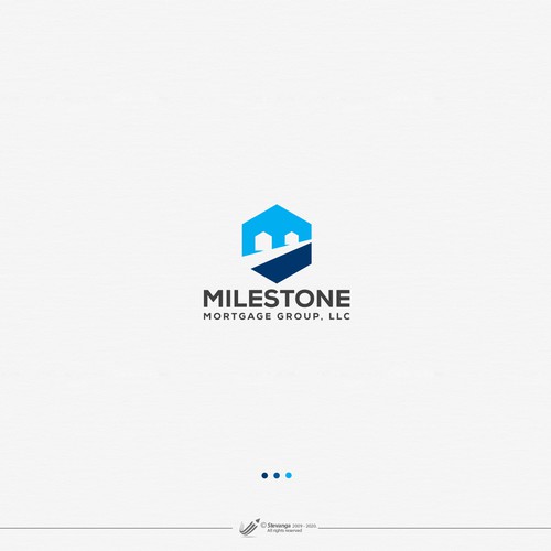 Milestone Mortgage Logo Design by stevanga