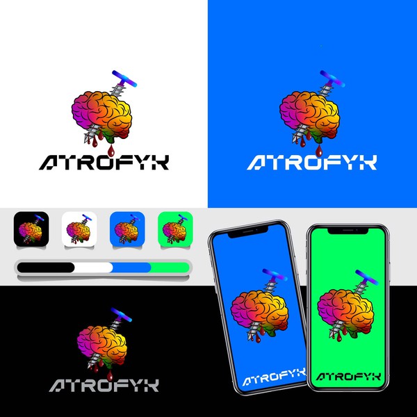 Design by cheffy titled "Atrofyk logo"