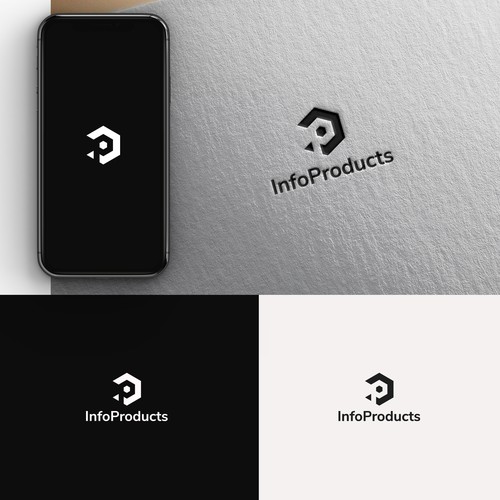 InfoProducts.com - Logo & Branding Design by rayhanabir ™