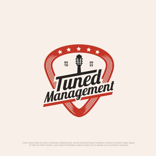 Logo for music management company working with hit making Americana Artists Design by Cengkeling