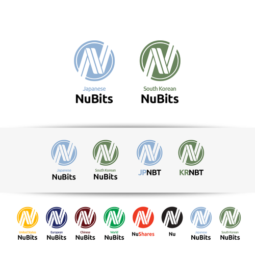 Vectorize logo and pick colors of new NuBits for South Korea and Japan Design by Caelia25