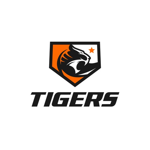 Tigers Baseball Organization Design by Denidon