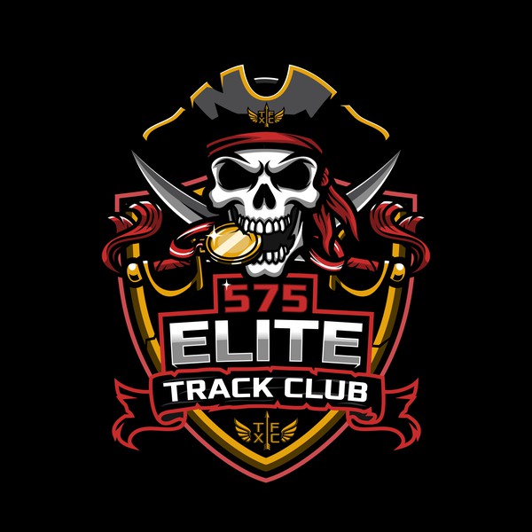 Logo for youth track & field and cross country club