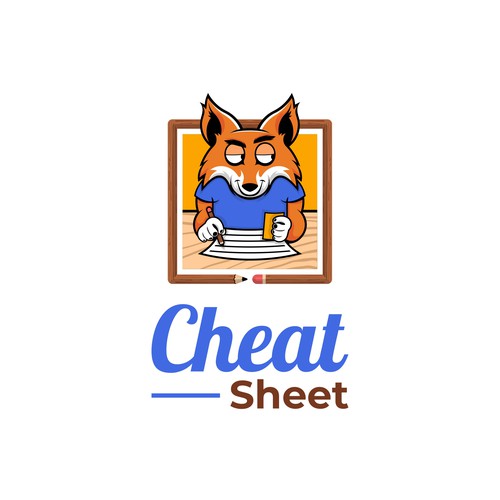 Unique descriptive combo mascot Logo that embodies the action of cheating on a test & shortcuts Design von DevDevit   ★ ★ ★ ★ ★
