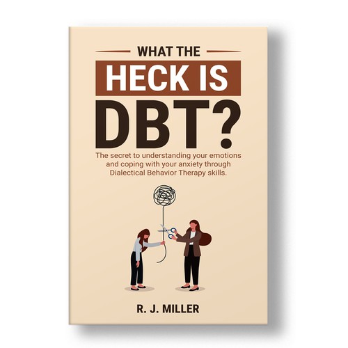 Kickass eBook cover for a Dialectical behavior therapy book Design by The Cloud Digital