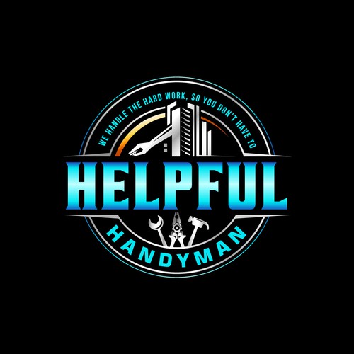 Handyman branding for new business in Iowa Design by websmartusa