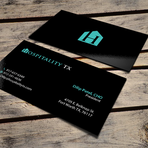 Design Business Card for a Hotel Development Company! Design by conceptu