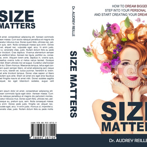 Design an Inspiring Book Cover for "Size Matters" on Dreaming Big! Design by VaMeDe