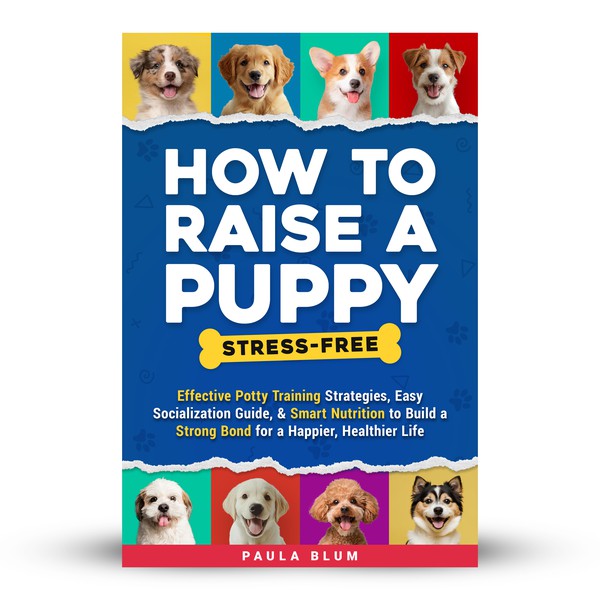 E-book cover for How to raise a puppy stress-free