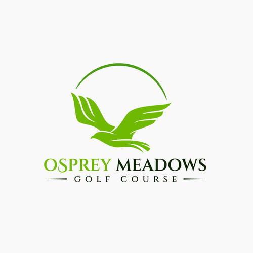 Golf Course Logo - Osprey Meadows Golf Course at Tamarack Design by LarkFlow Digital