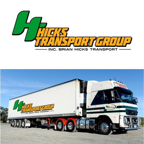 Hicks Transport Group logo freshen up - Sep 2015 Design by camperniq