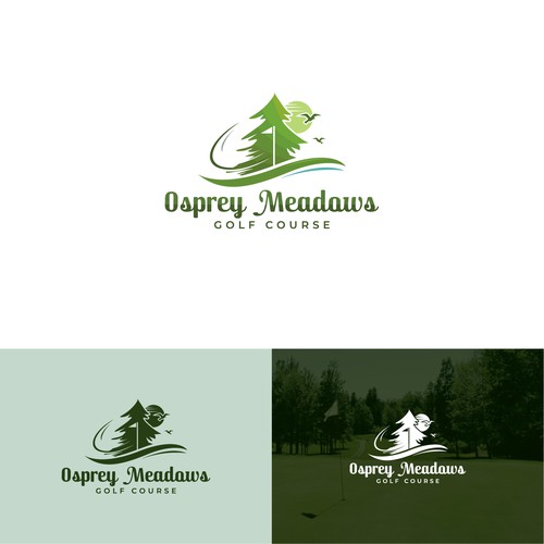 Golf Course Logo - Osprey Meadows Golf Course at Tamarack Design by Creative P