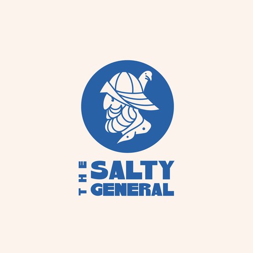 Salty New England General Store / sandwich shop combining classic text & modern imagery Design by Nacer Filez