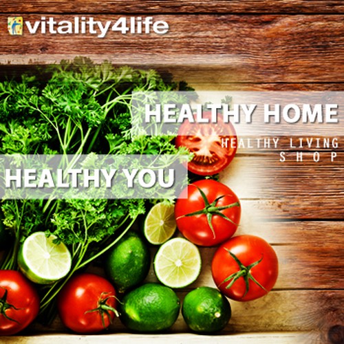 banner ad for Vitality 4 Life Design von Veacha Sen