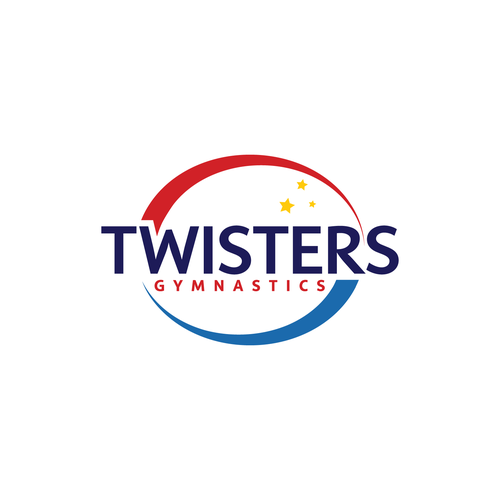 Twister Gymnastics Logo Rebrand - Modern, Exciting, Clean Logo Update for Kids Gymnastics Facility Design by Vinzsign™