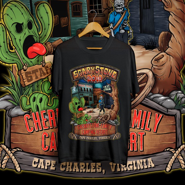 T-shirts design for halloween event