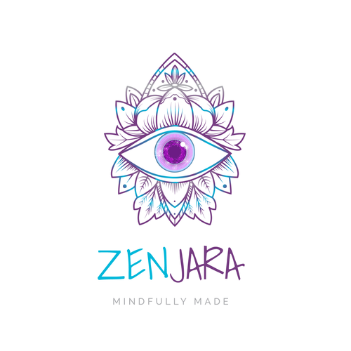 Designs | Spiritual/meditation brand (Zenjara) needs artful logo | Logo ...