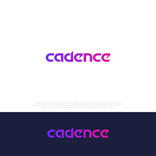 Logo for "Cadence" Marketing Agency! Design by Reza007