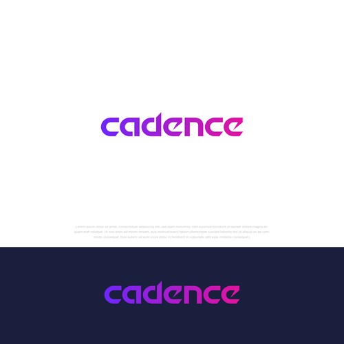 Logo for "Cadence" Marketing Agency! Design by reza007