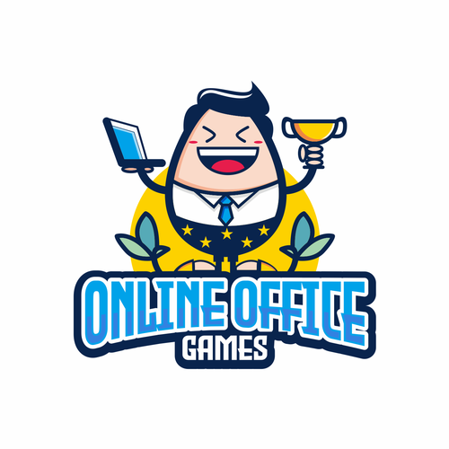 Logo for Online Office Games by teambuilding.com -- an event loved by Apple, Google, NASA and more. Design by HTM