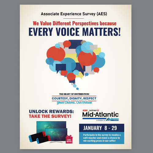 Acme Survey Need 100% Participation Design by Smarika Ahuja ❤