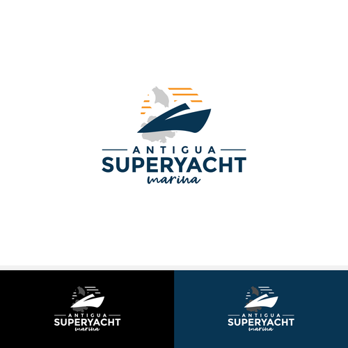 Logo for Antigua Superyacht Marina Design by AjiCahyaF