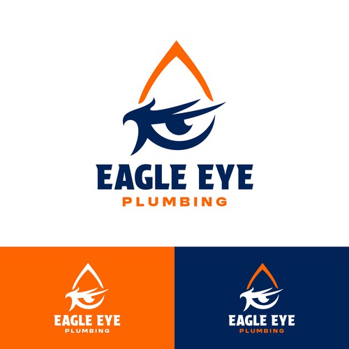 Eye catching and very marketable logo for plumbing company. The company name is Eagle Eye Plumbing Design by rzaltf