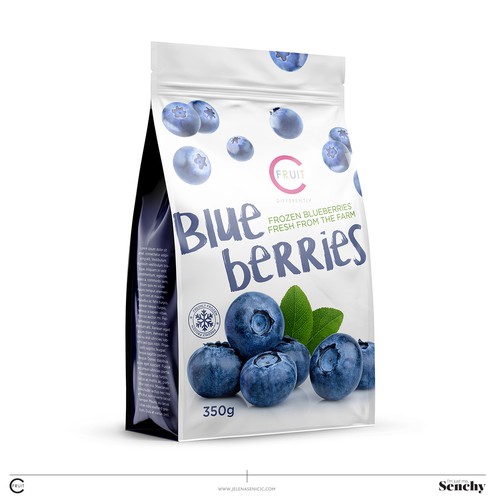 Design a Bright and Bold Frozen Berry Design for Retail | Product ...