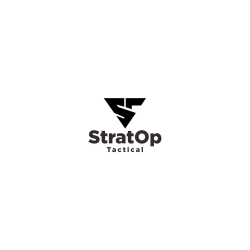 Tactical gun and gear company logo design | StratOp Tactical Design by Lienro