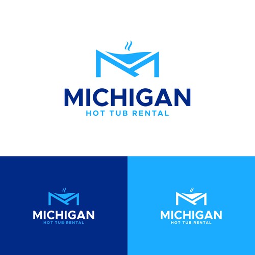 Michigan Hot Tub Rental Logo Design Contest Design by ekhodgm