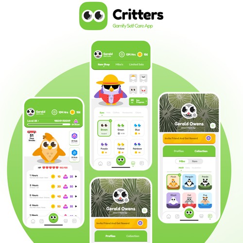 Use our wireframes to create anti doomscrolling app! - GUARANTEED Design by ImRendra