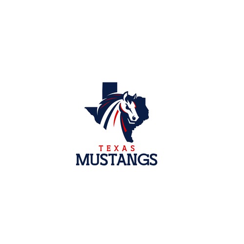 Diseño de Texas Mustangs de dinoDesigns