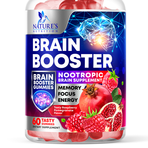 Brain Booster Supplement Design Needed for Nature's Nutrition Design by rembrandtjurin