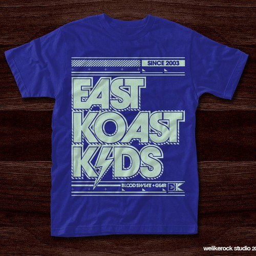 EKK Gear needs a new t-shirt design Design por welikerock