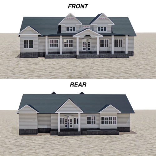 RC home exterior Design by Zero to Hero