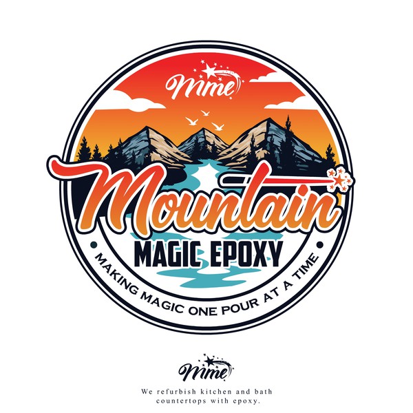 Design by forky titled "mountain magic epoxy"