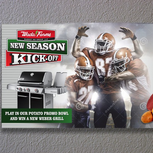 Design Promo Flyer that incorporates a football kickoff theme Design by AlexCZeh